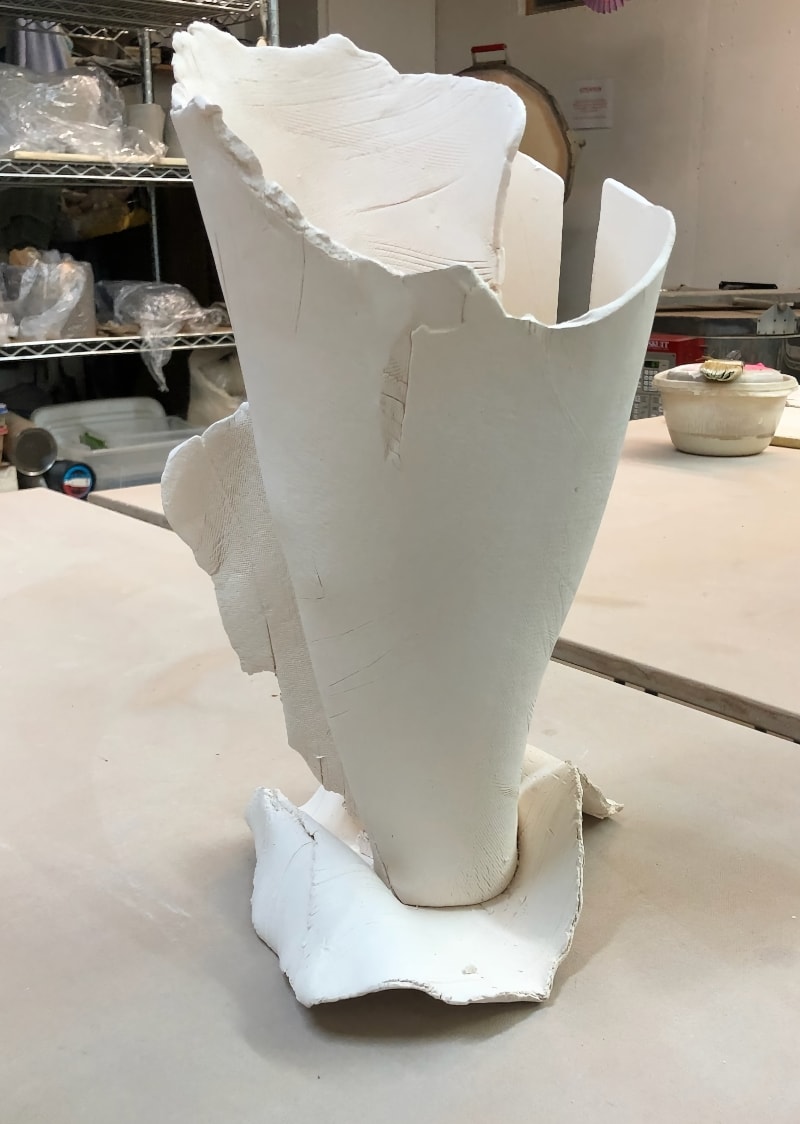 vase – bisque fired