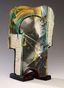 Jim Romberg raku sculpture