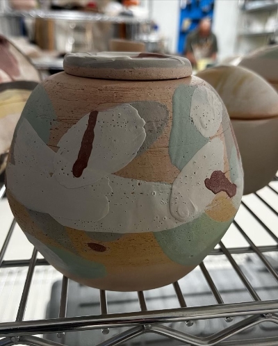 Hailey's covered jar