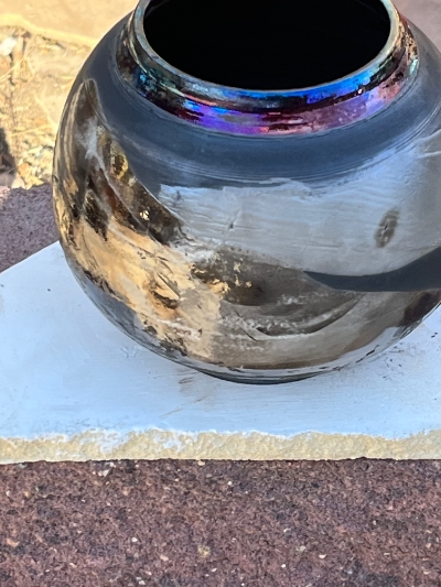 Raku jar back