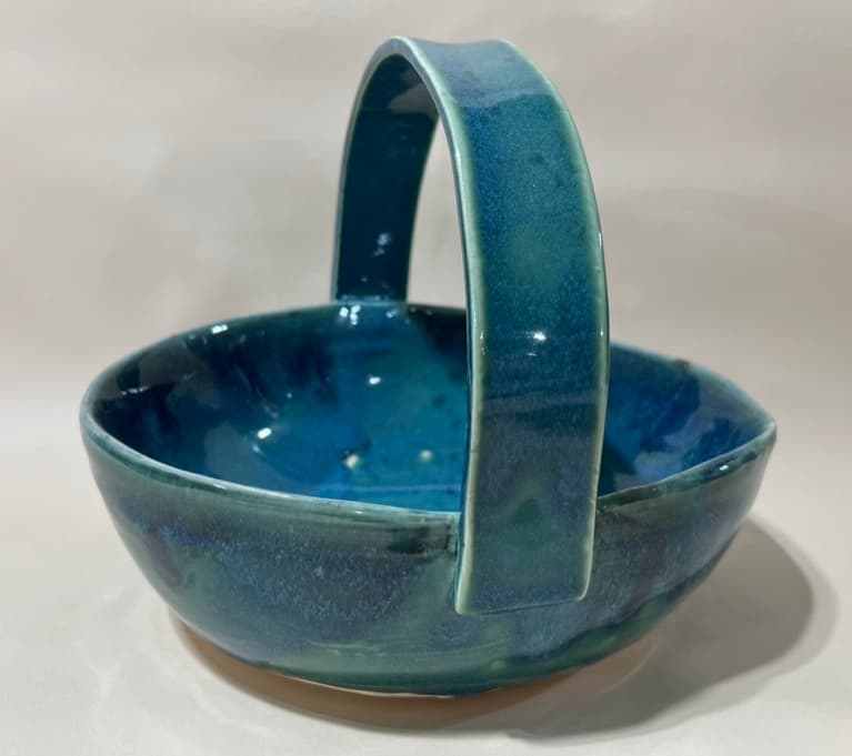 Wheel thrown and altered bowl