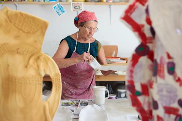 Betty Woodman in Italy