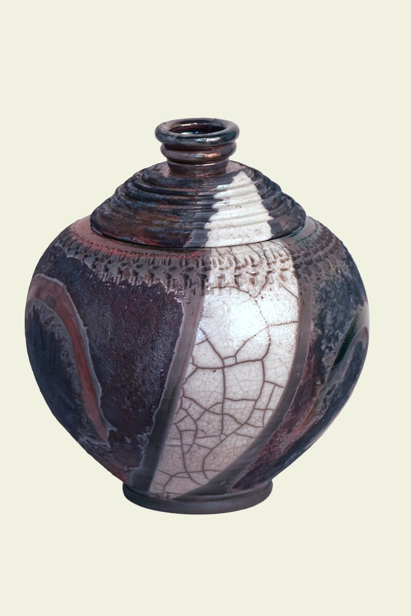 Raku pottery by visiting instructor Steve Becker